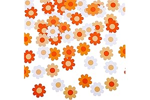 Thrilling 400-Piece Groovy Daisy Confetti for Unforgettable Celebrations