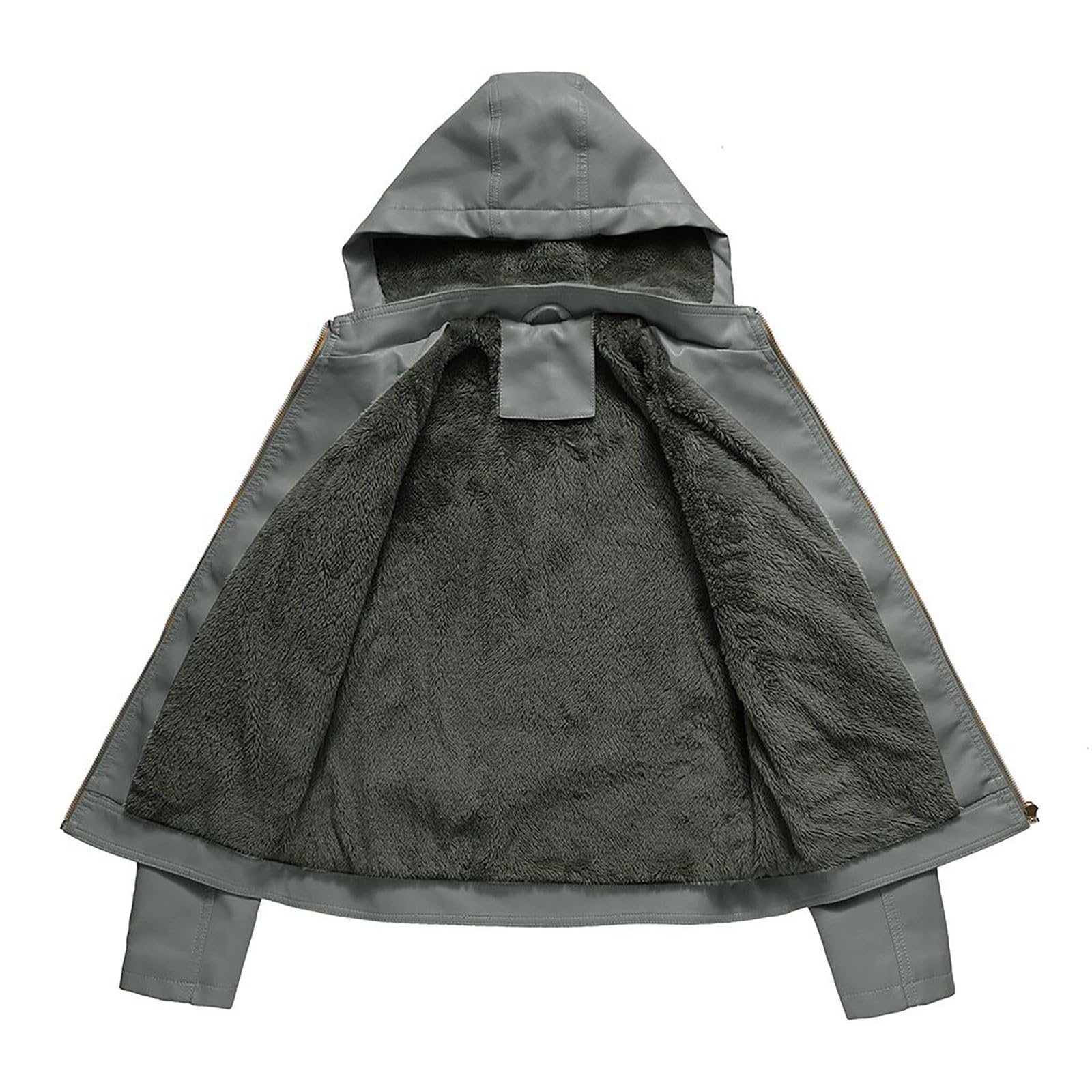 Générique Blouson Cuir Biker Revers Veste Motard Femme Jacket Bombers Aviateur Léger Manteau Moto Printemps/Automne Veste Zippée Femme Sport Veste Femme Rose