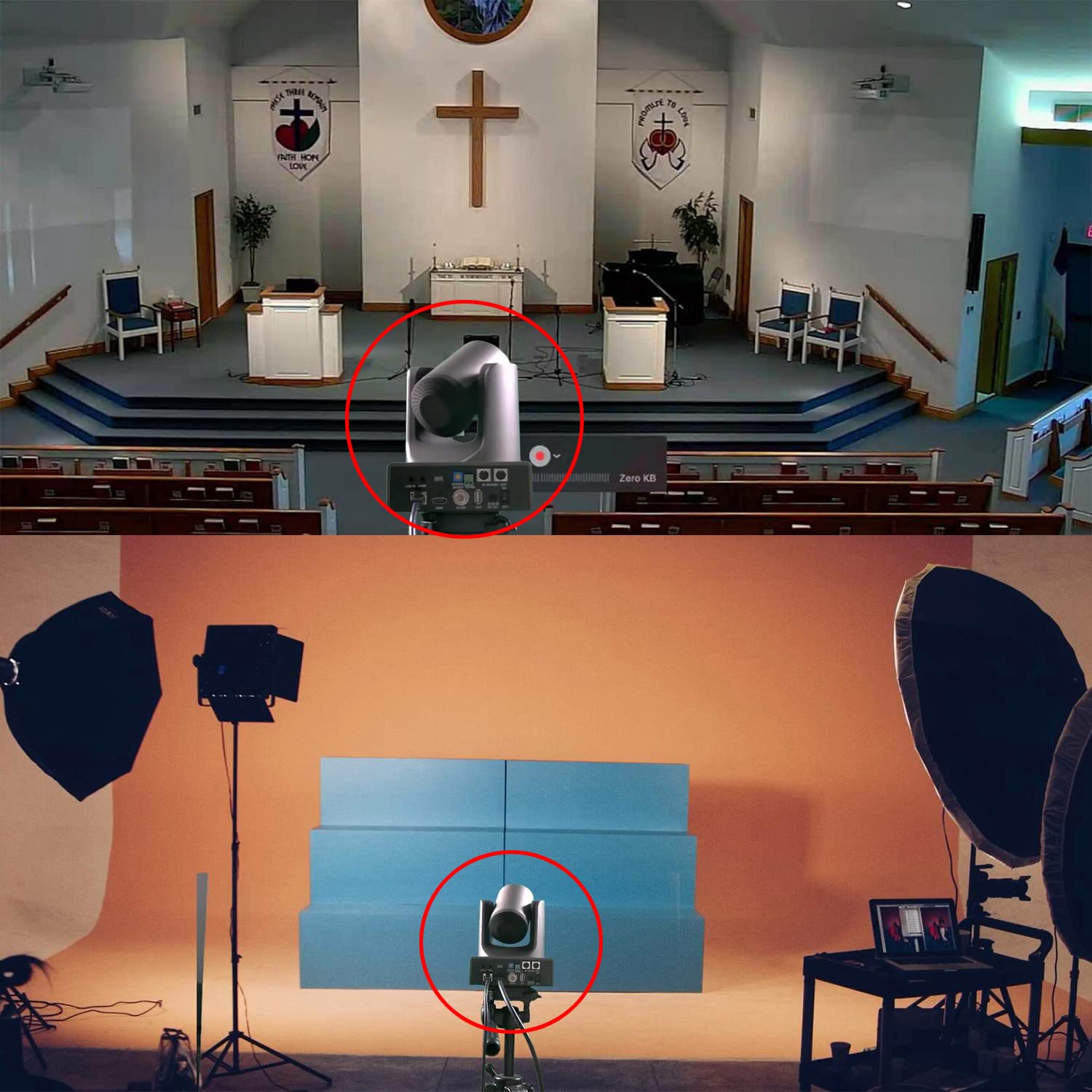 Buy AVKANS NDI PTZ Cameras 30X Full HD Live Streaming PTZ Camera with