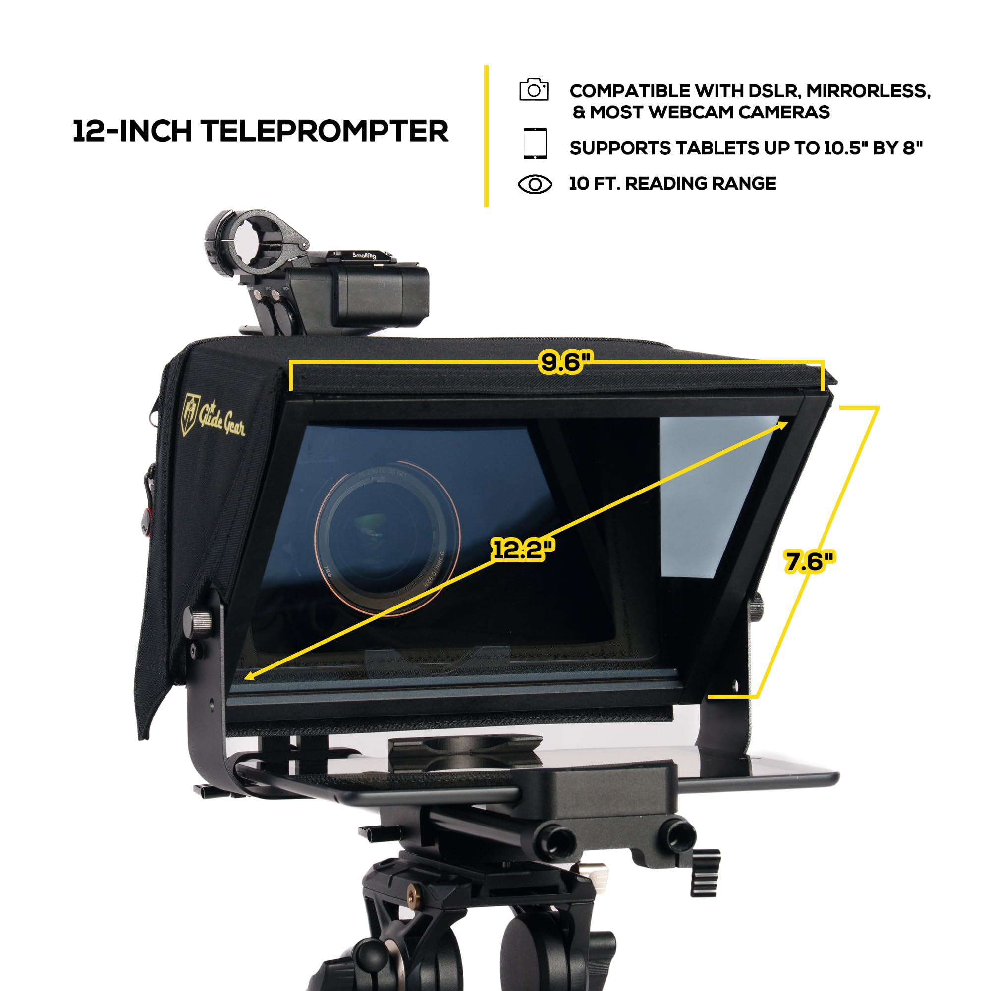 Amazon.com : Glide Gear TMP 500 Teleprompter – DSLR, Tablet