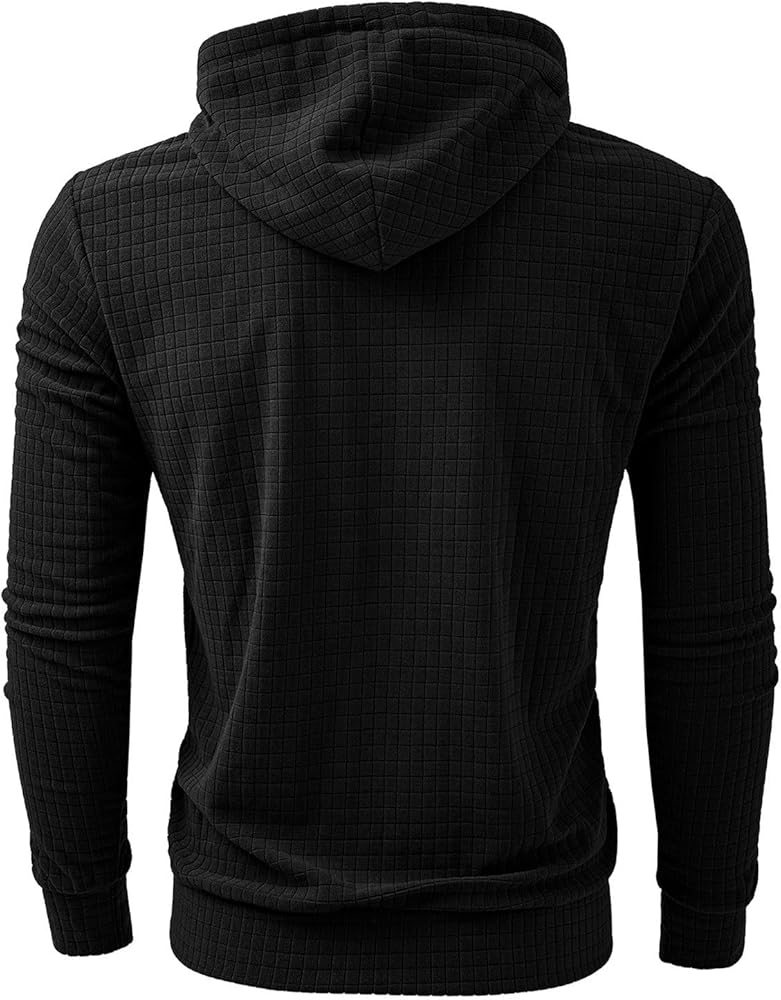 Vêtement Chaud Homme Sweatshirt Polaire Homme Zippé 1/4 - Pull Hiver Chaud Col Montant Pull Zippé Col Montant