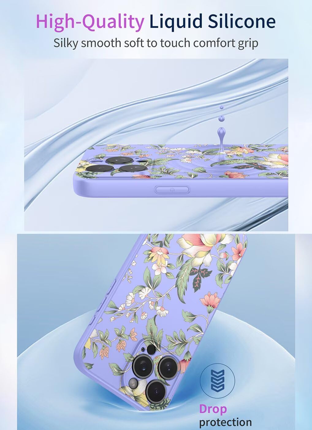 SEAHAI Handyhülle Für Honor 400 Lite 5G – Buntes Blumenmuster, Ultra Dünn, Transparent, Stoßfest – Kamelie-Design