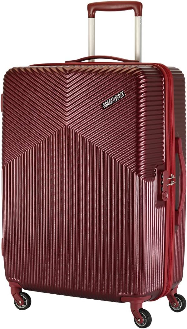 American Tourister Georgia Polycarbonate 69 cms Red Hardsided Check-in Luggage (FS3 (0) 00 002)