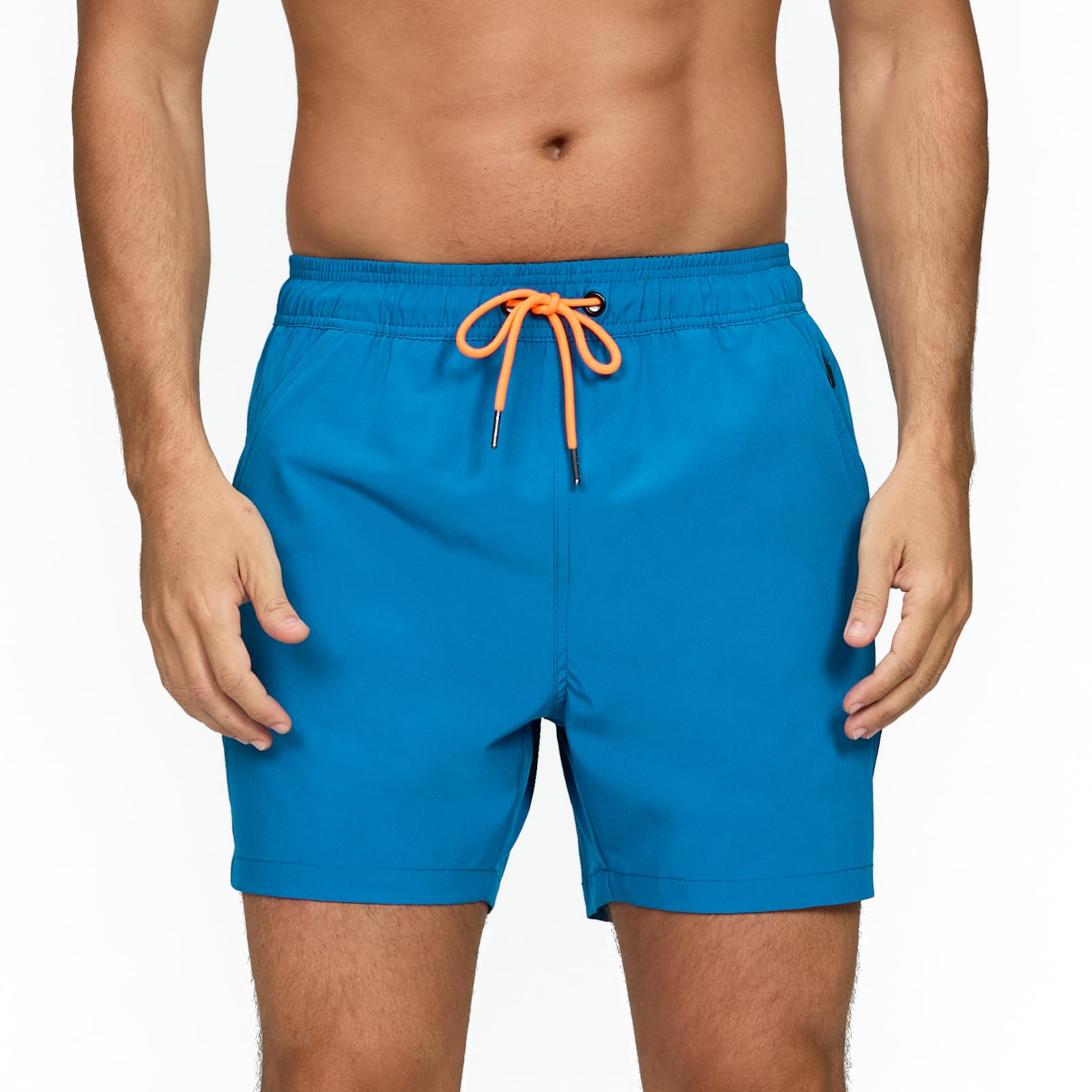 Vorvowry Costume Uomo Mare Asciugatura Rapida Estivo Stampato Boxer Mare Pantaloncini con Traspirante Fodera in Rete Tasca con Cerniera Costumi da Bagno