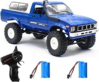 Mostop 1:16 Távirányítós Terepjáró Pickup - 4x4 Off-Road RC Autó Kék Színben, 2 Akkumulátorral, Sebességszabályzóval - Játék Gyerekeknek és  1