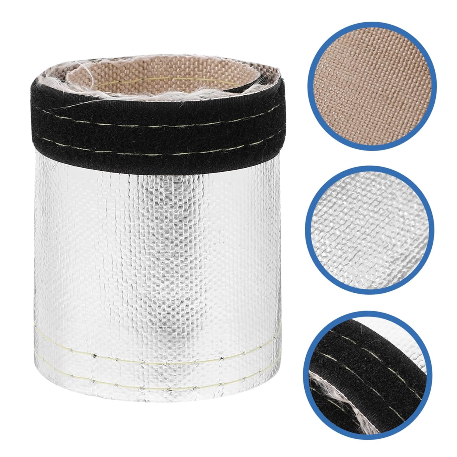 GLEAVI 4pcs Exhaust Wrap Heat Shield Sleeve Heat Sleeve Wiring Electrical Wiring