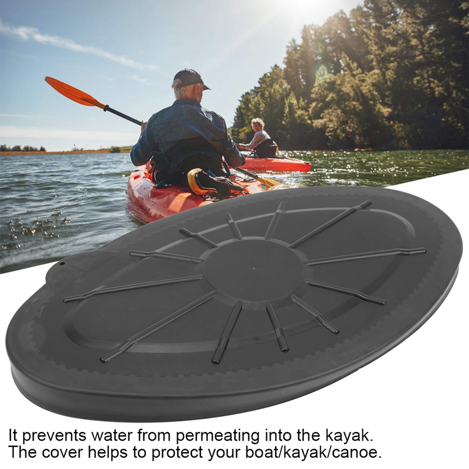 Fauitay Waterproof Round Hatch Cover Plastic Deck Inspection Panel for Marine Boat Kayak Canoe Waterproof Hatch for Kayak Special Storage Compartment