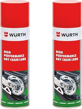 Wurth High Performance Dry Chain Lube- 2 x 500ml Double Pack
