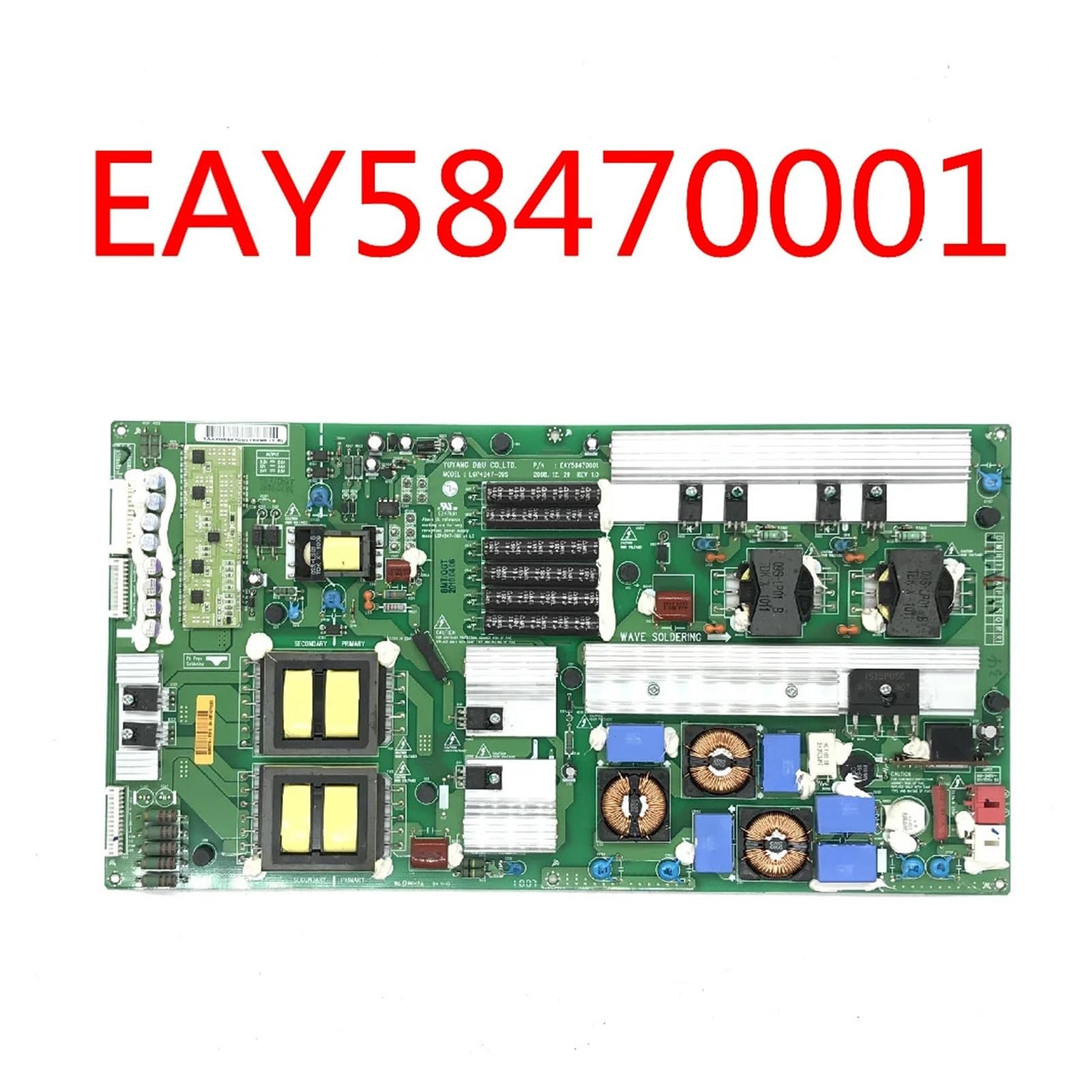 Scheda di Alimentazione EAY58470001 LGP4247-09S. Compatibile con TV LG 42SL90QD-CA 47SL80YD-CA. Accessori Professionali for TV.