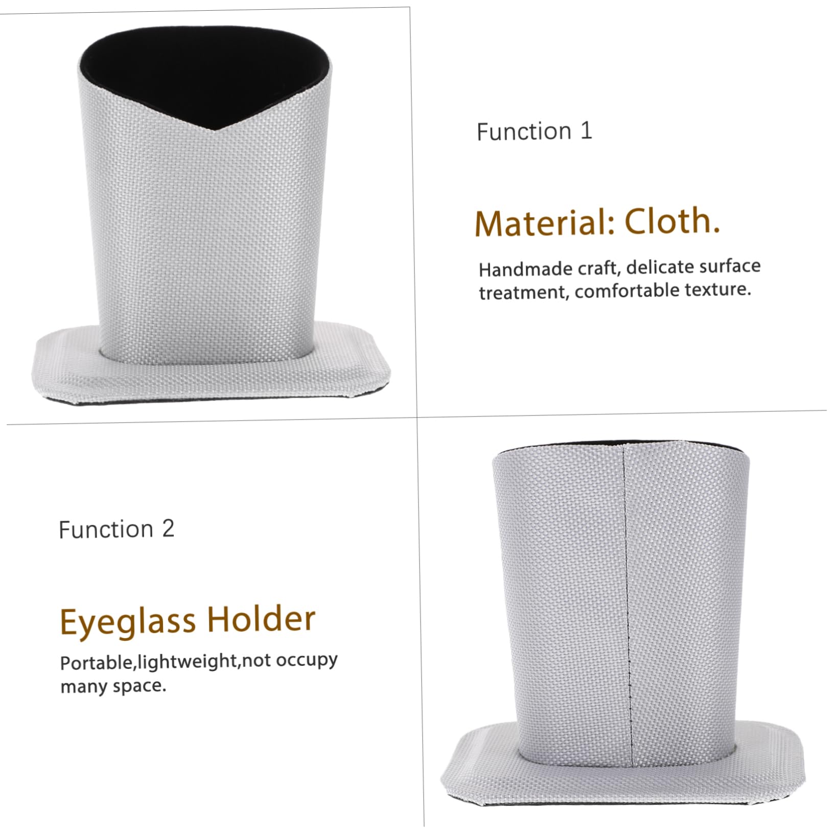 FRCOLOR Handmade Craft Eyeglass Stand 2pcs Simple Glasses Holders for Desktop Wall Decor