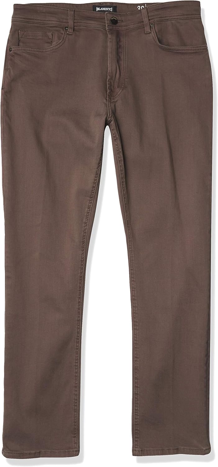 [BLANKNYC] Men's Slim Fit Flat Front Tapered Jean with a Basic 5-Pocket Detail