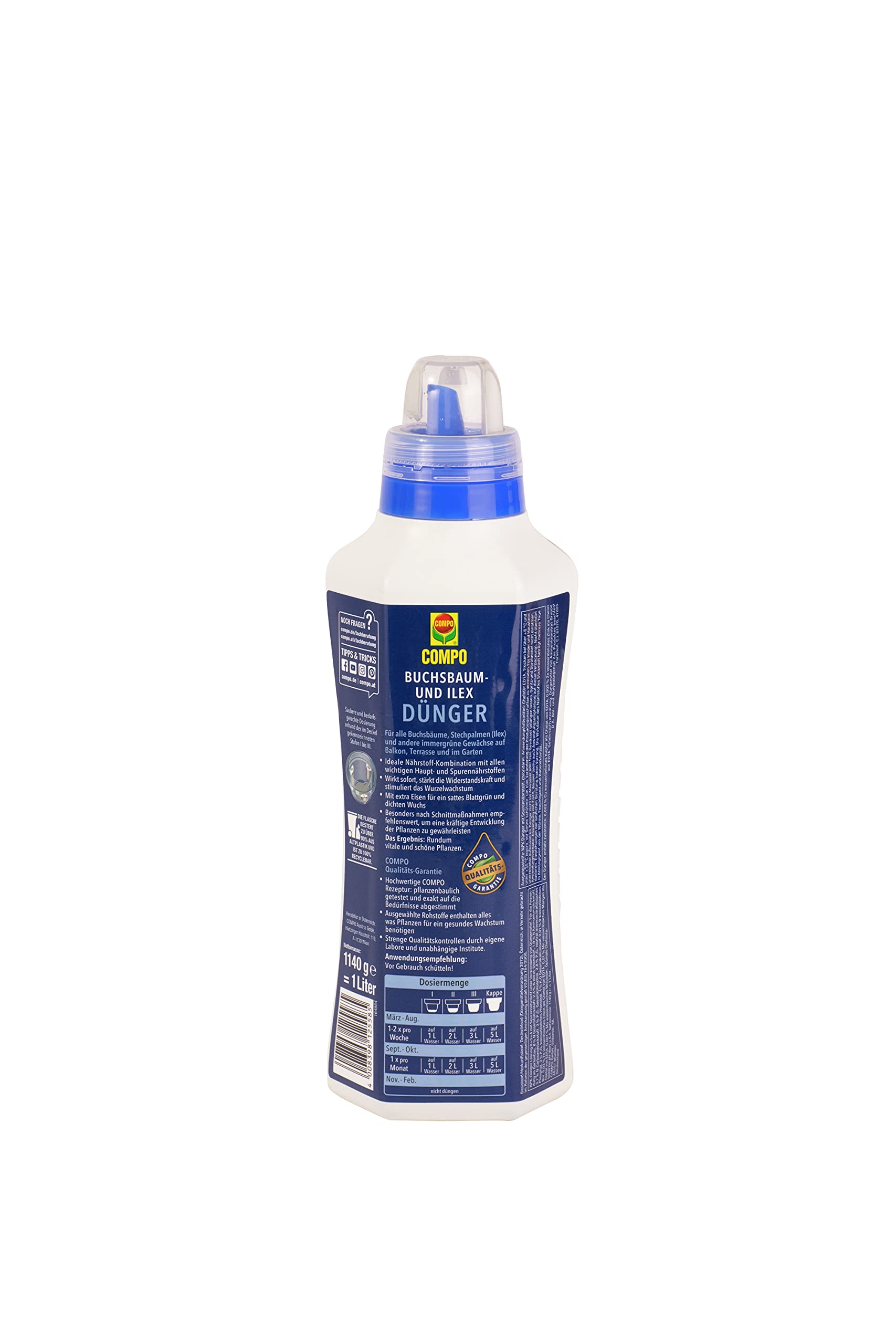 Compo 22558 Buchsbaumdnger 1 L : Amazon.it: Giardino e giardinaggio