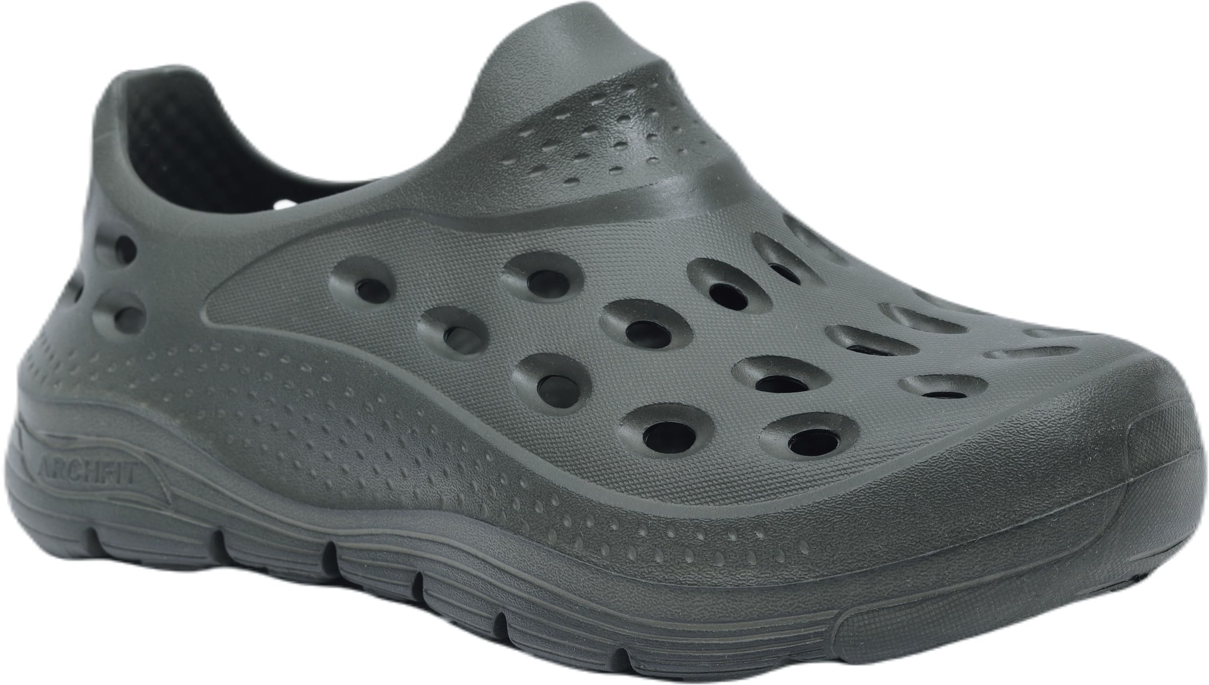 JOE POLLEN Casual Comfortable ArchFit Olive Green Clog Shoes for Men - Breathable and Lightweight Slip-Ons (B0D8F9KD5N) Amazon Price History, Amazon Price Tracker
