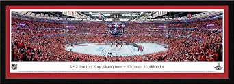 2015 Stanley Cup Champion Chicago Blackhawks, NHL Panoramic Wall Art Decor