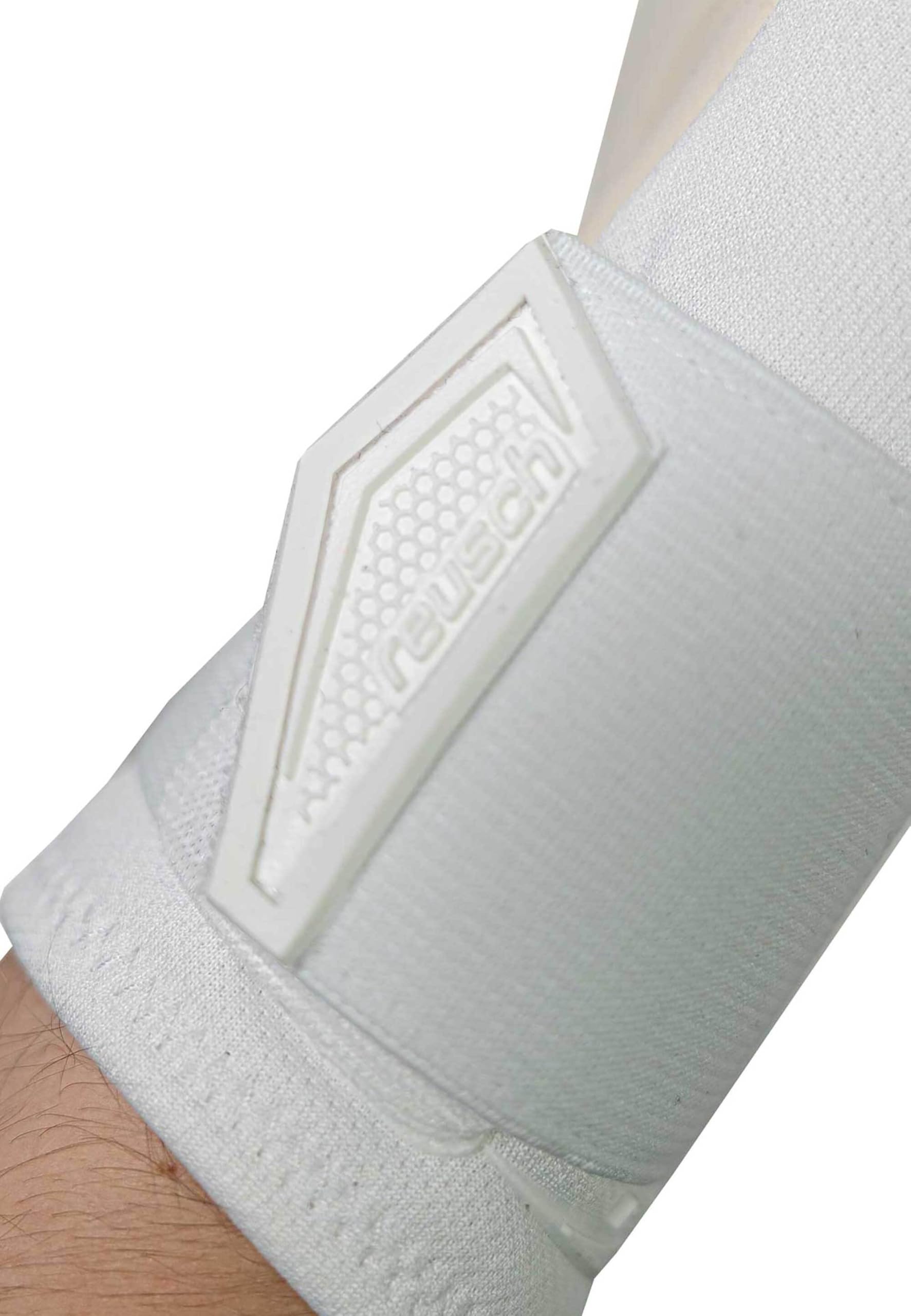 Reusch Guanti da portiere professionale adulti|ottima presa e tenuta sicura | Schiuma adesiva professionale da 4 mm, per allenamenti e partite, per erba sintetica e naturale, Taglie 7-11, Raptor Pro