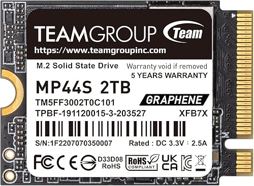 Vista 12 de TEAMGROUP MP44 4TB con caché SLC Gen4x4 M.2 2280 PCIe 4.0 con NVMe SSD de estado sólido para laptop, escritorio velocidad de lectura/escritura
