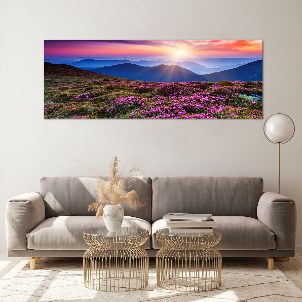 ARTTOR Impression sur Verre Moderne 140x50cm Paysages Nature - 2719