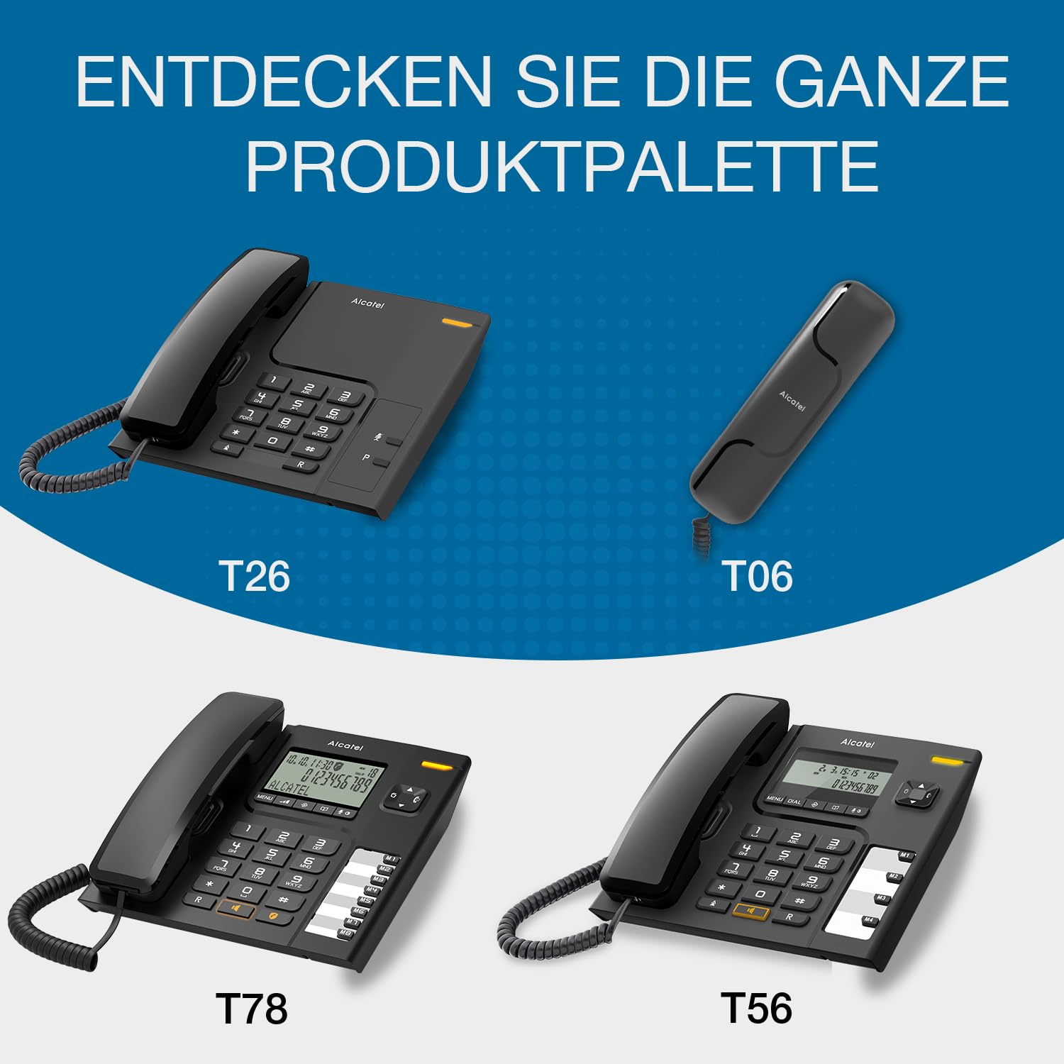 Asixxsix Schnurloses Telefon Mit Anrufbeantworter - Festnetztelefon Für Zuhause