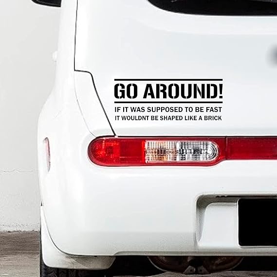 Go Around Vinyl Body Decal Window Car Truck Sticker