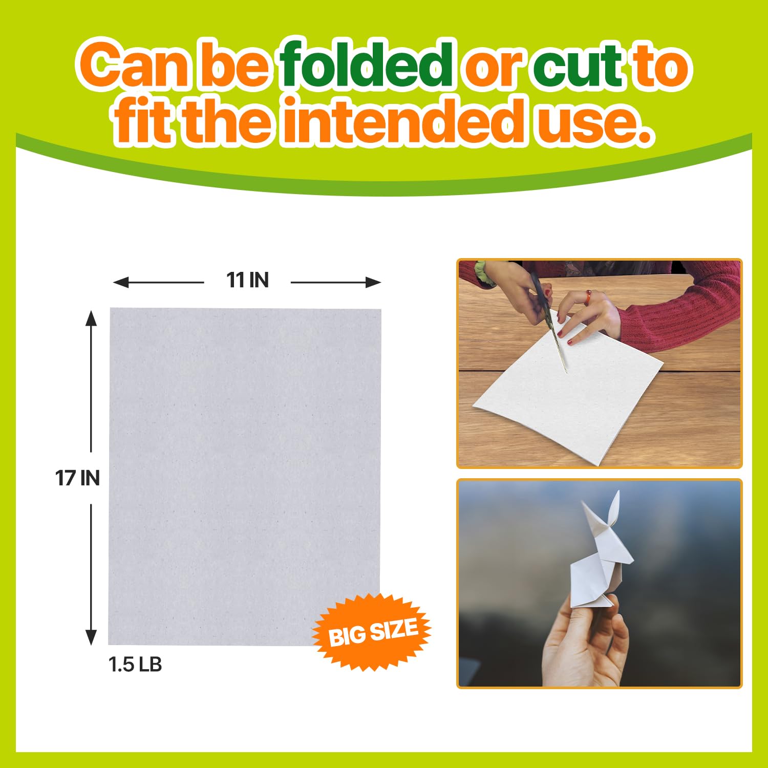 TORTO9 Cage Liner Sheets for Birds – 120 Pack, 11 x 17 in, 1.5 lb | Acid-Free & Non-Toxic Paper | Safe Pet Bedding, Craft Supply, Packing & Shipping Use - image 6