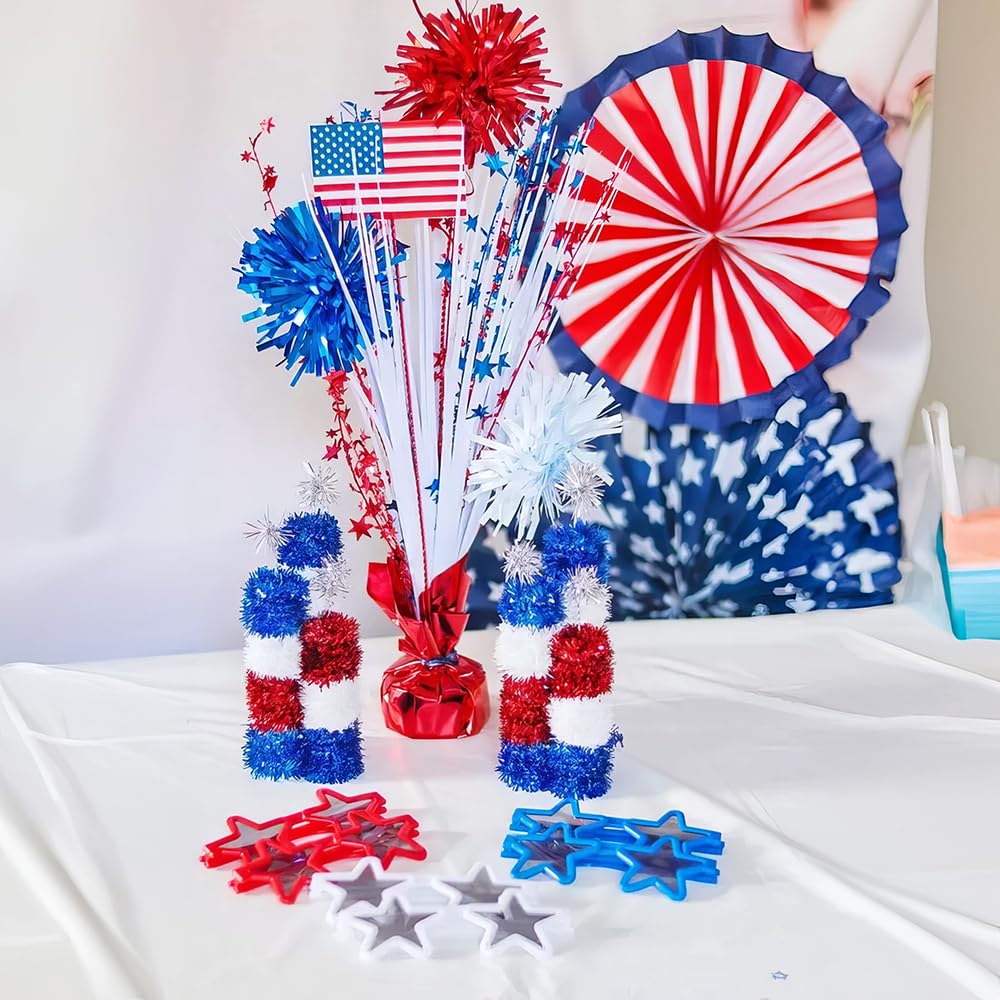 Dazzling Patriotic 3D Deluxe Tinsel Firework - 7