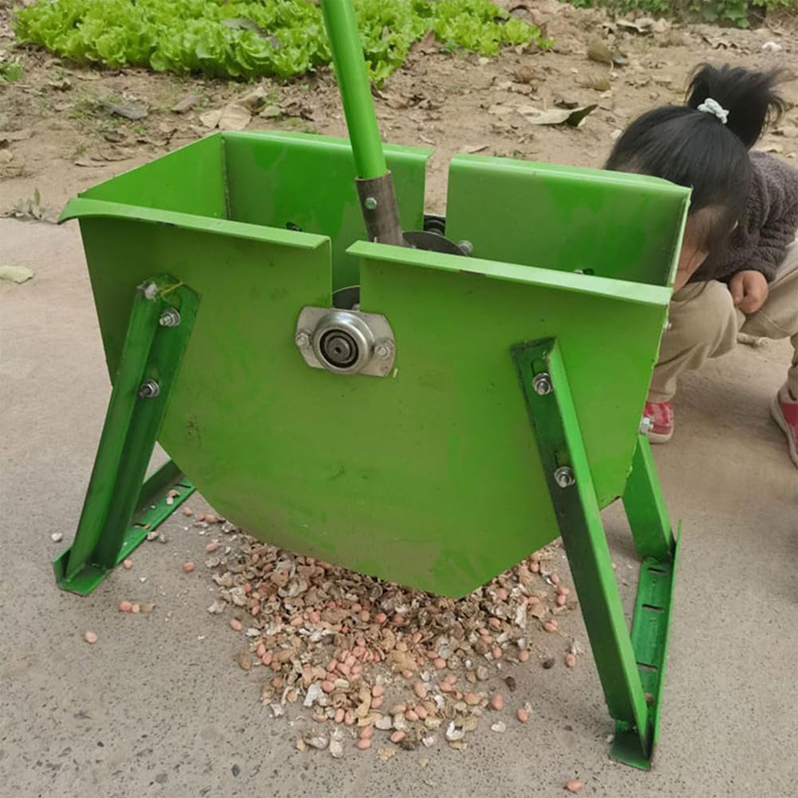 Erdnuss-Schälmaschine, manuelle Erdnussschale, handgekröpfter Erdnuss-Prozessor, 15–25 kg/h für Restaurants