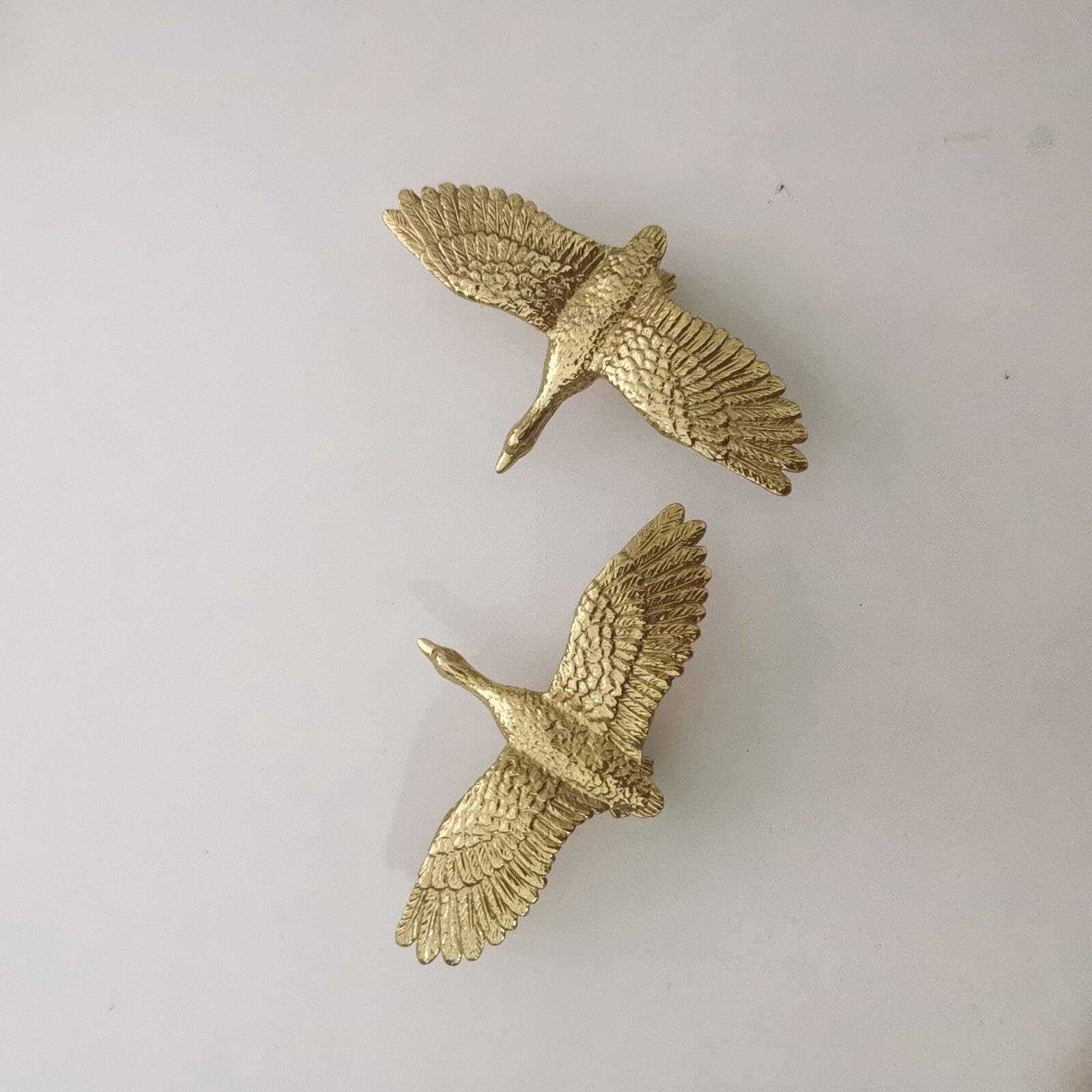 Schrankgriff Messing Vogelform Schranktürgriff Knopf Vintage Kleiderschrank Möbelgriff Dekorativer Knopf für Möbel