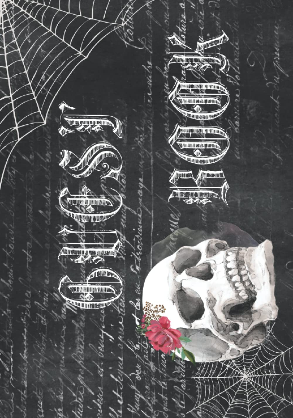 Gothic Wedding Guest Book: Black and White Wedding Guest Book Alternative. Skull Wedding Decoration. Till Death Do Us Part.