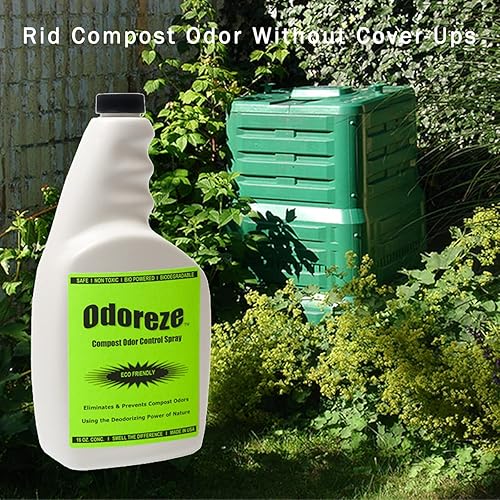 Miniatura 2 de Spray eliminador de olores de compost probiótico natural 16 oz. Concentrado hace 64 galones para detener el hedor de compostaje