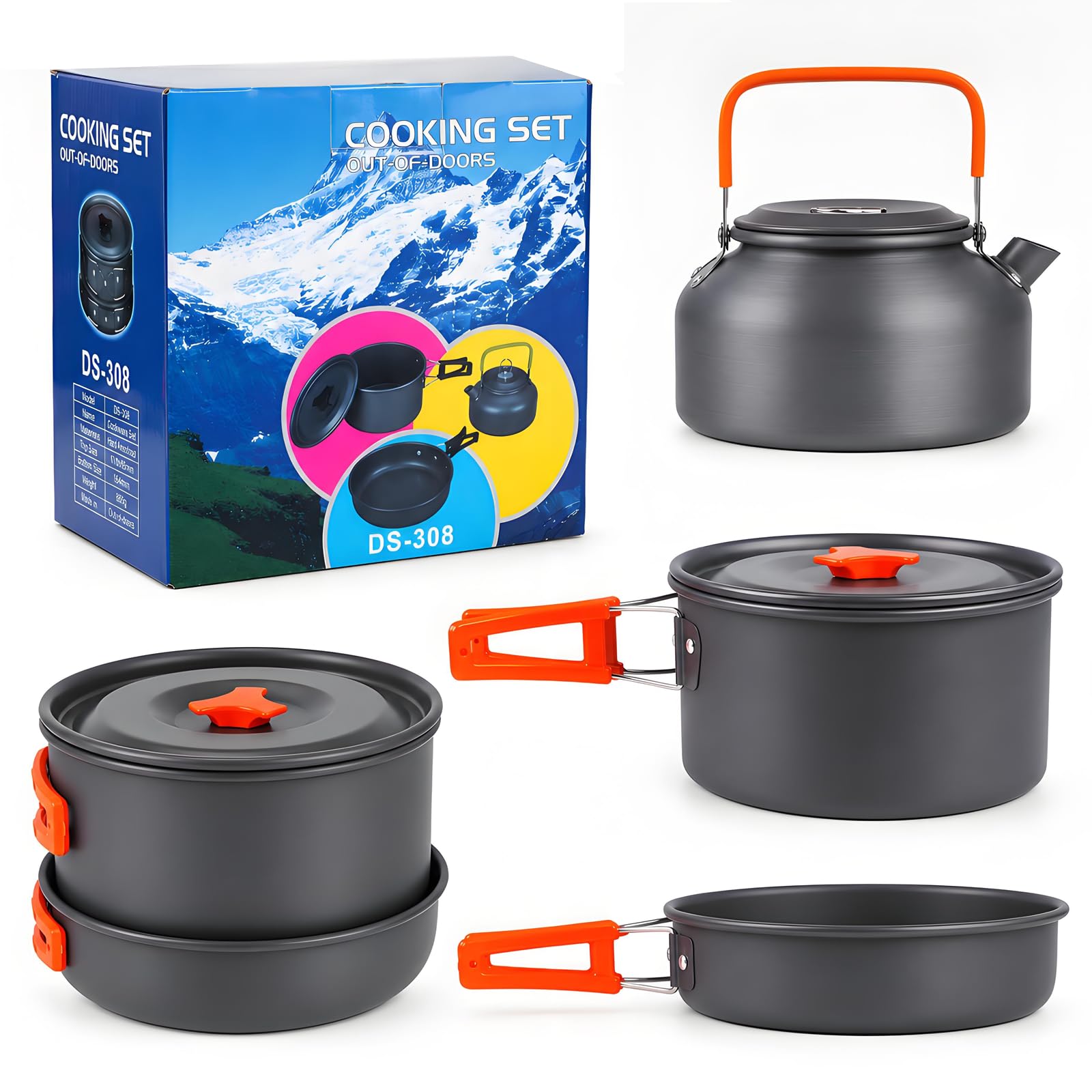 aiGear 3pcs Camping Cooking Set