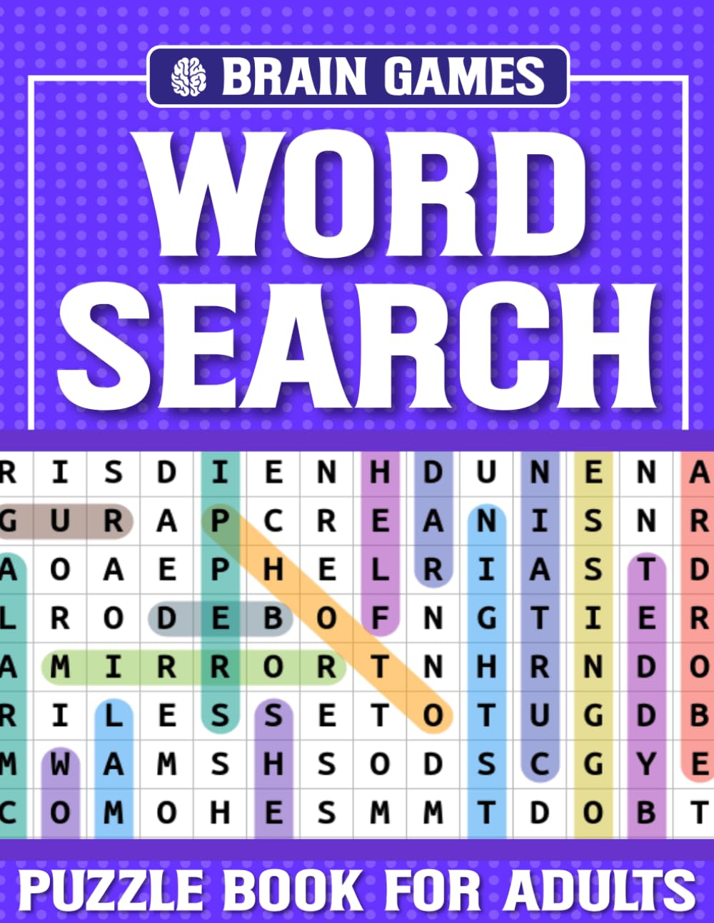 Word Search Puzzle Book for Adults: 85 Large Print Word Search Puzzles & Solutions for Calm, Focus, and Fun