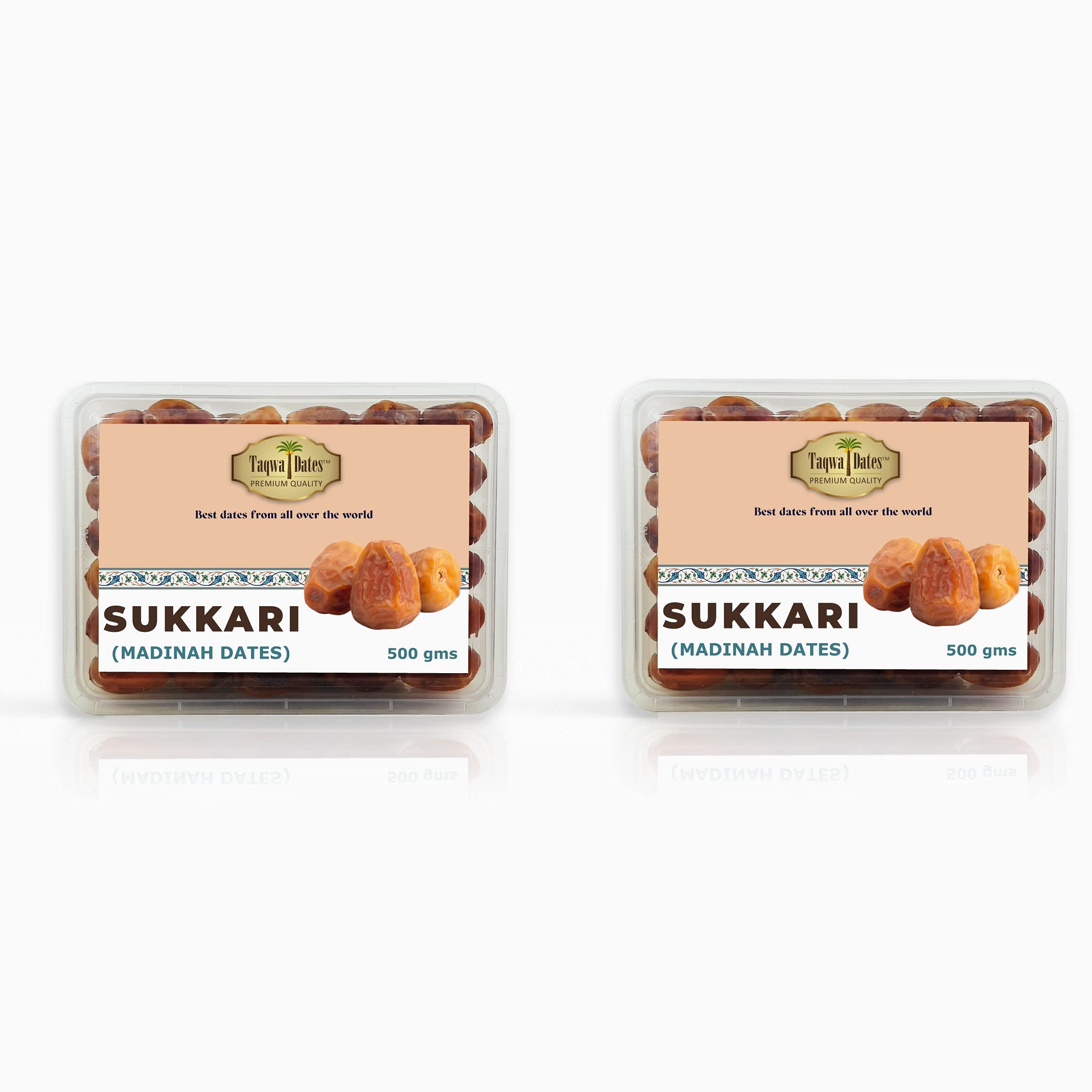 Taqwa Dates Sukkari Madinah Wet Khajoor Fruit (500 gm) (Pack of 2) (B098TTDJNM) Amazon Price History, Amazon Price Tracker