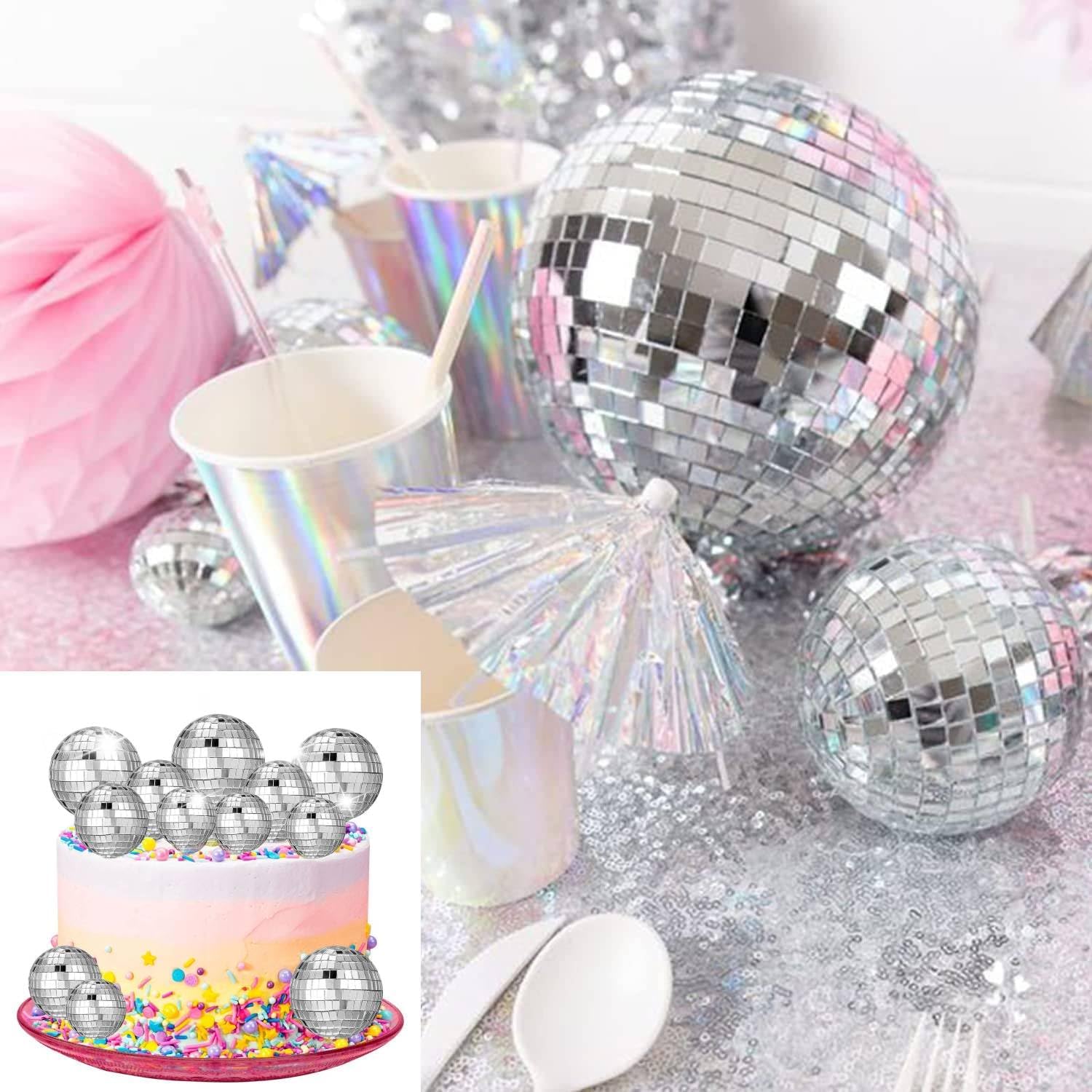 Palline decorative per torte, confezione da 12 mini
