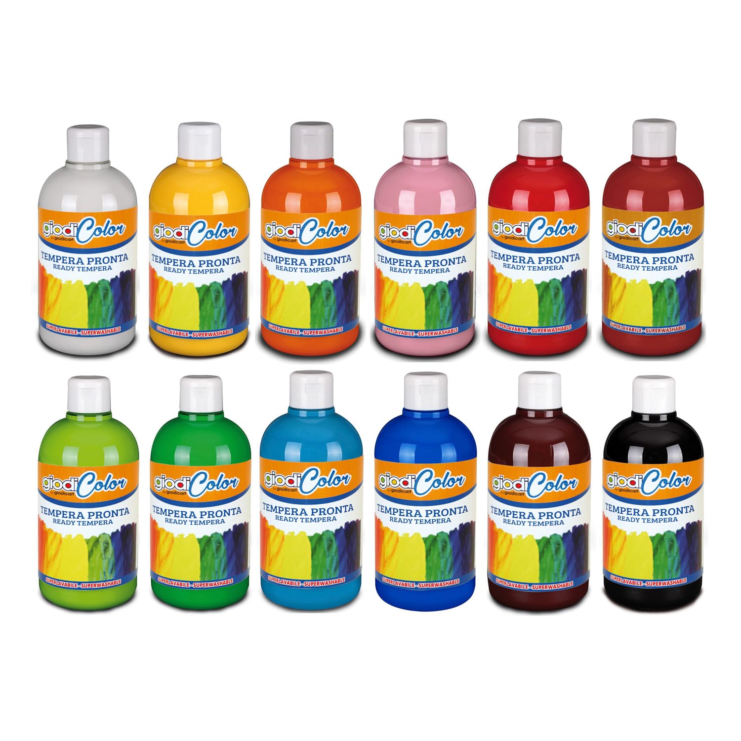 Gouache prête giodicolor – Set 12 flacons