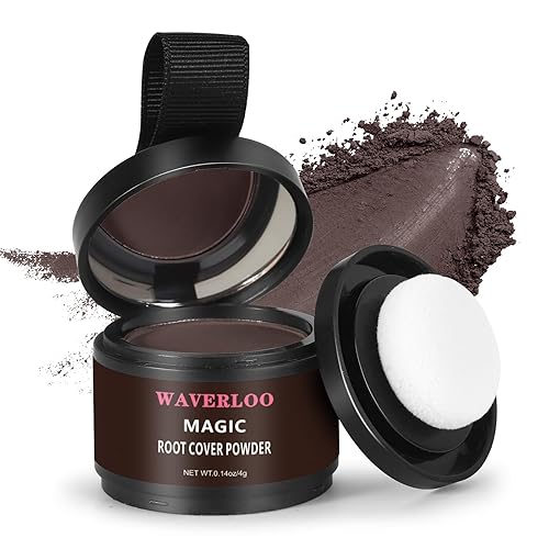 Miniatura 7 de Waverloo Magic Root Cover Up oculta al instante la frente alta y la pérdida de cabello, sudor y polvo impermeable para retoque de raíces para