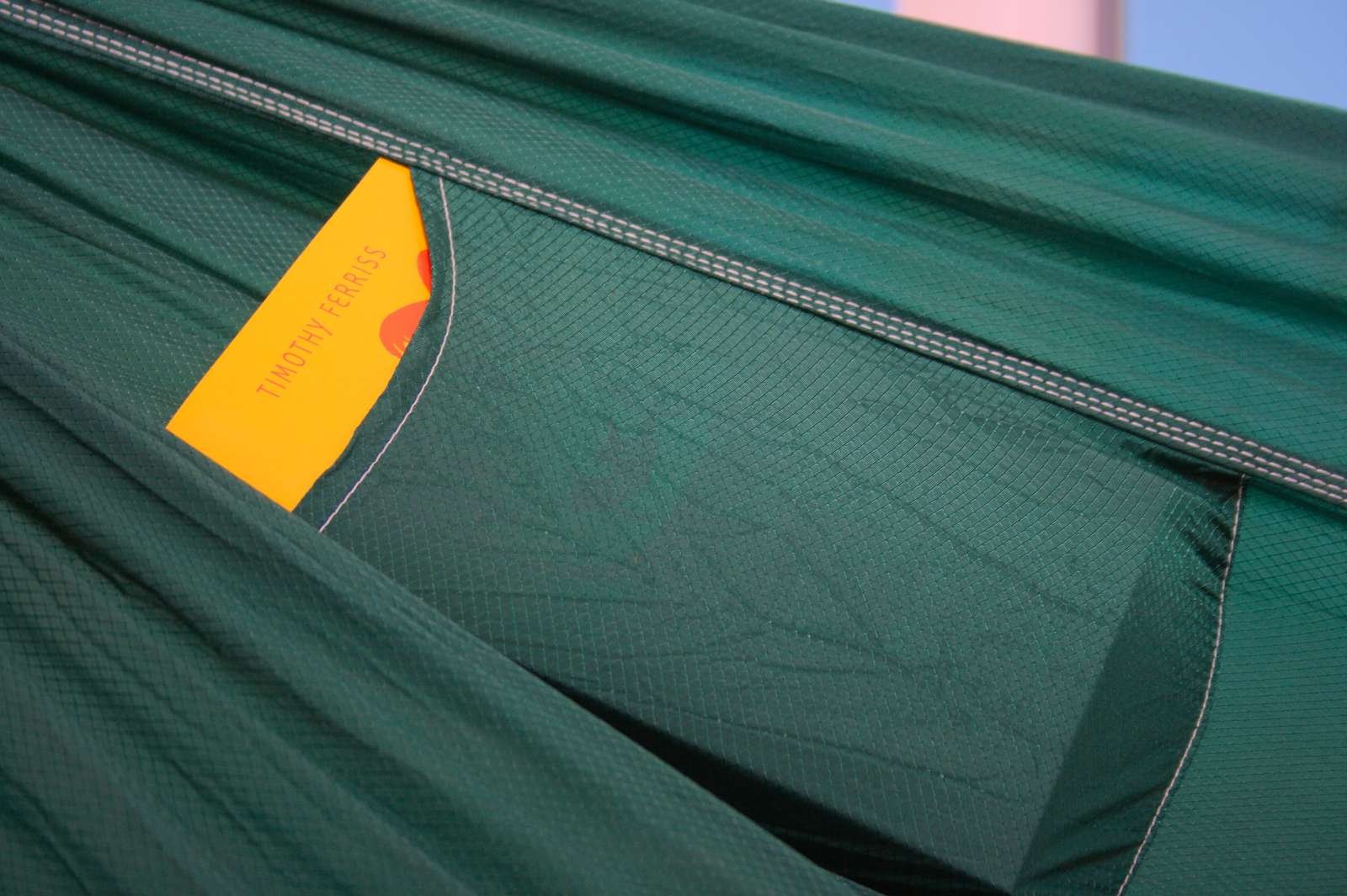 Hideaway Outfitters Camper Diamond 3 hamac double vert foncé, matériel