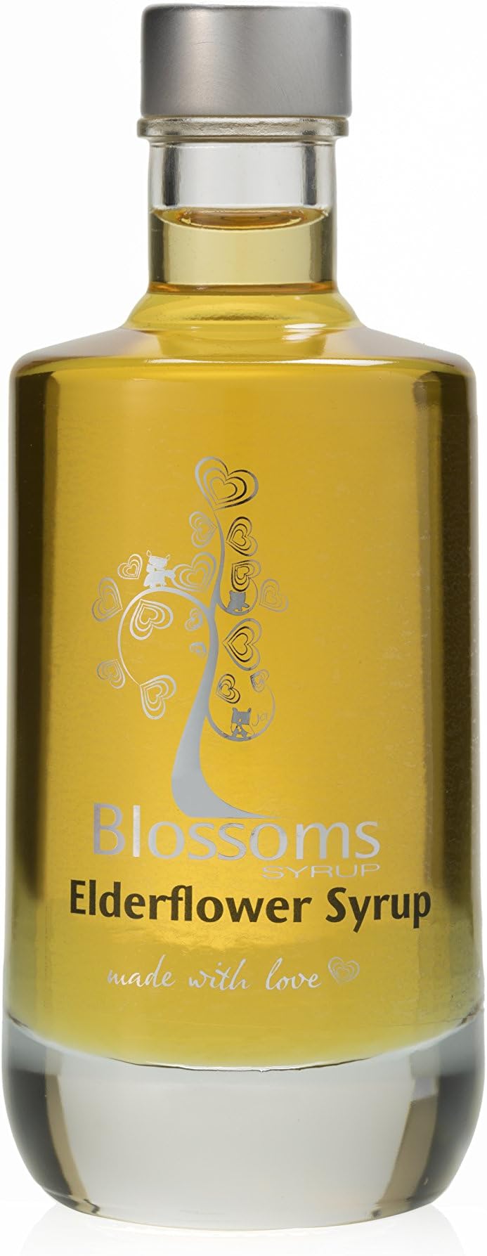 Blossoms Syrup Elderflower Gourmet Cocktail Cordial Syrup 100% Natural Fruit 100ml (10cl)