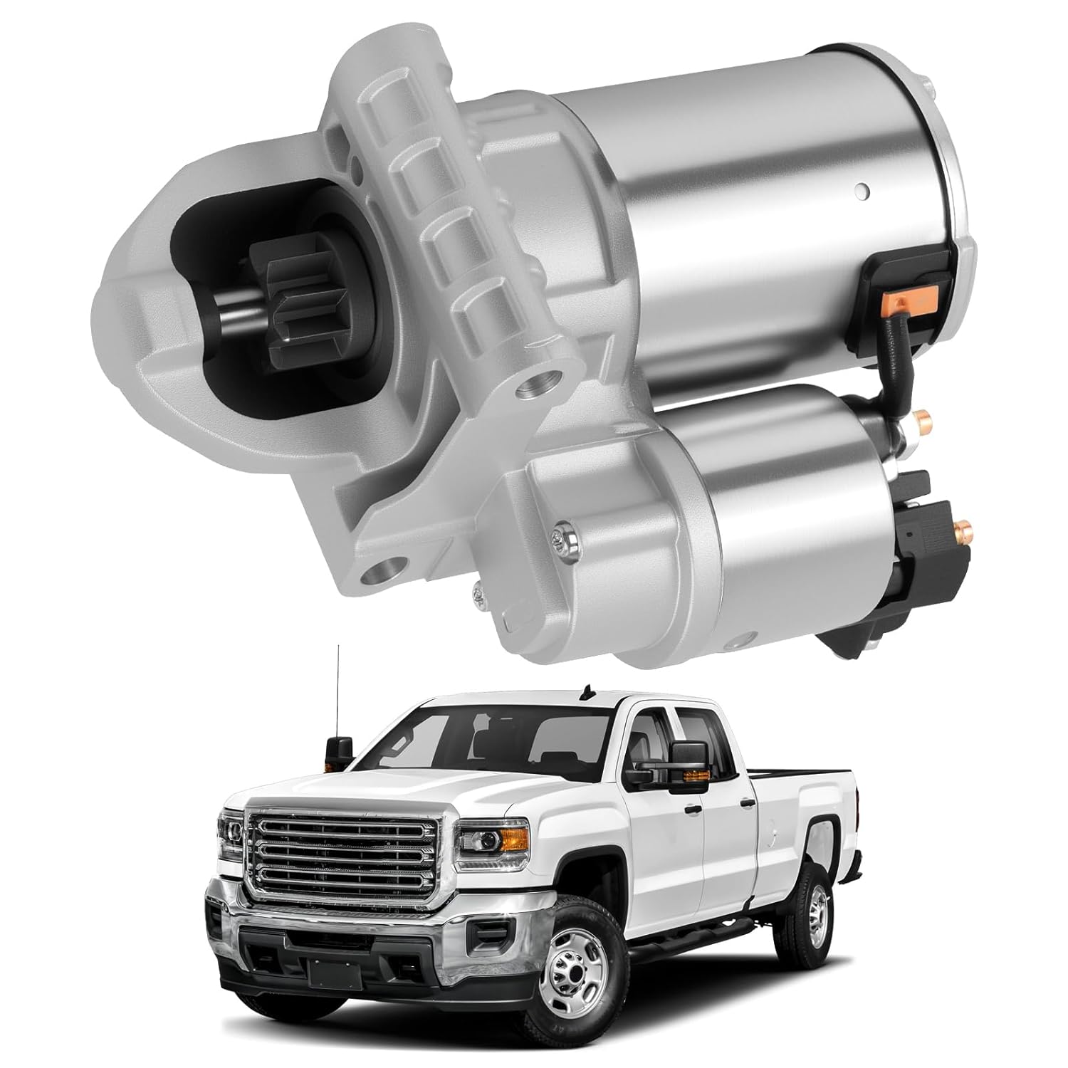 12736813 Starter Motor Assembly, Compatible with Chevy Compatible with Buick Compatible with GMC Compatible with Cadillac