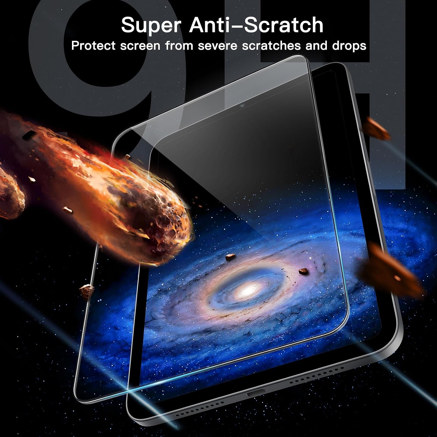 JETech Screen Protector for iPad mini A17 Pro/6th Gen (2024/2021), 2-Pack image 4