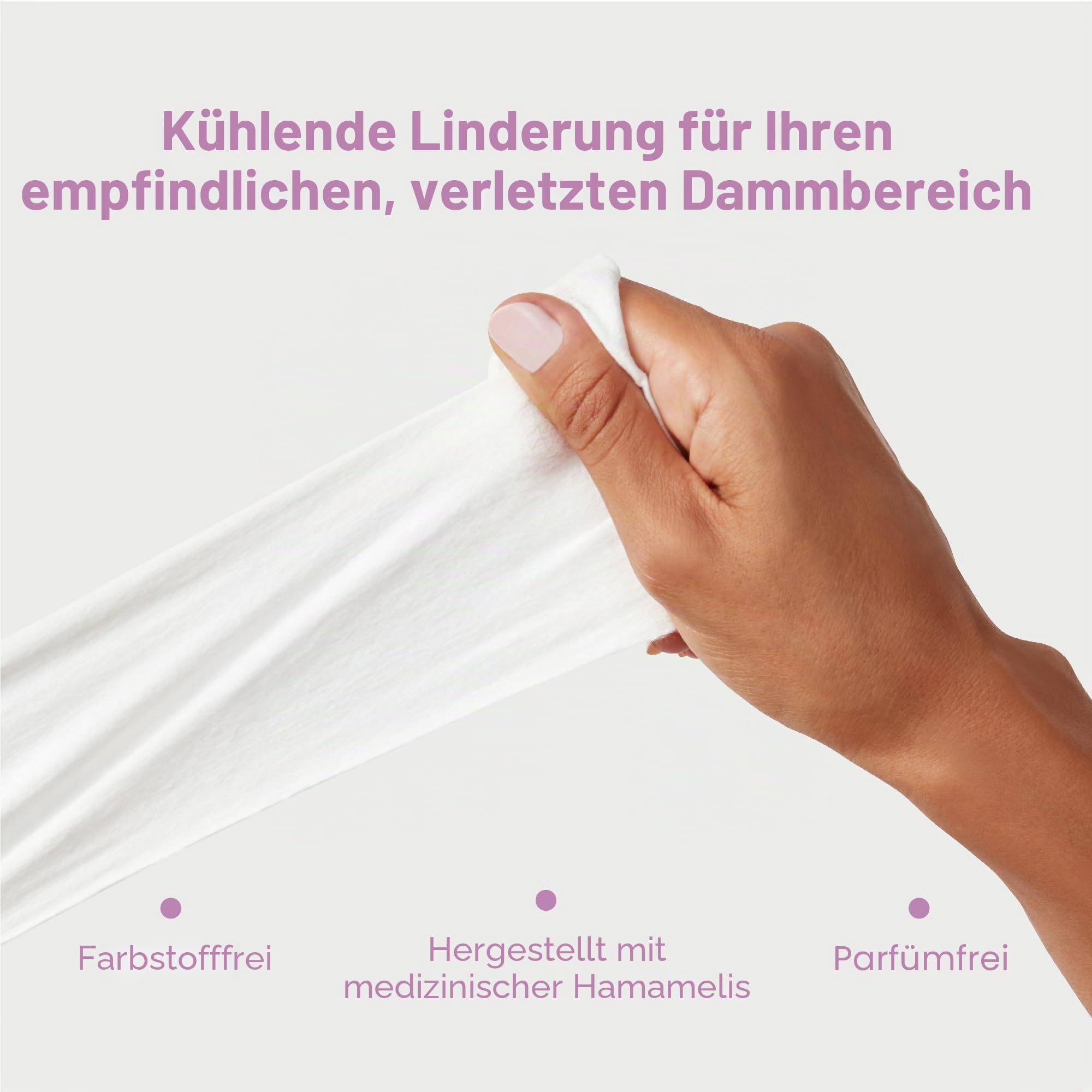 Frida Mom Hamamelis-Kühlkissen für postpartale Pflege: Krankenhausbeutel Essentials zur Schmerzlinderung nach der Geburt, medizinische Kühlkisseneinlagen, volle Länge, 24 Stück