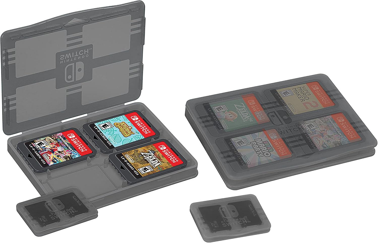 Game Traveler Zelda Nintendo Switch Case - Switch OLED Case for Switch OLED & Switch, Adjustable Viewing Stand & Bonus Game Cases, Deluxe Carry Handle, Licensed Nintendo Switch Game Case - Image 7