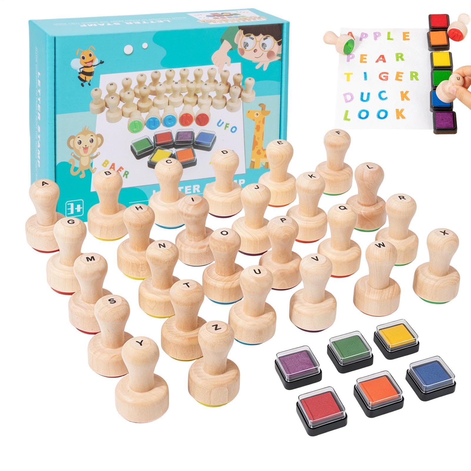 Timbres d'alphabet pour enfants interactifs éducatifs pour l'orthographe et