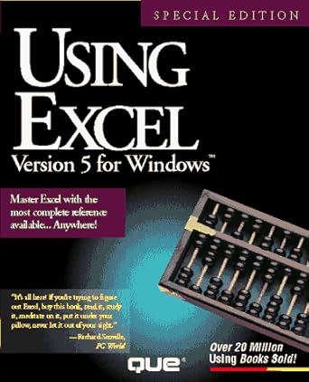Using Excel Version 5 for Windows, Special Edition: Person, Ron, O'Hara ...