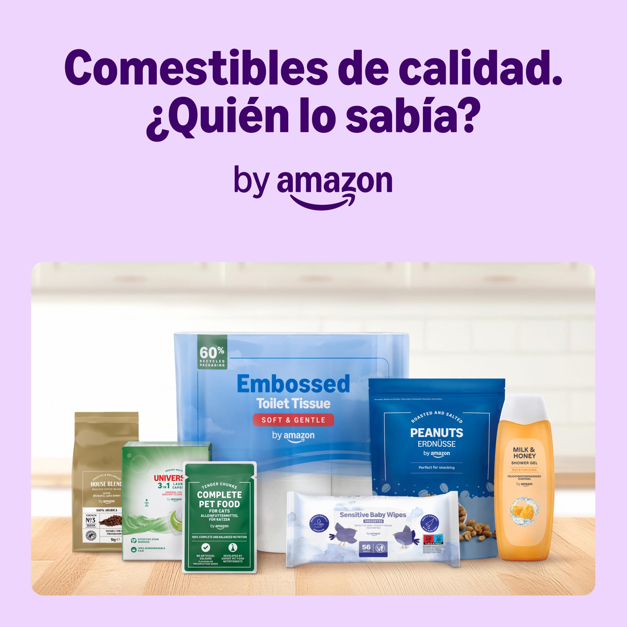 by Amazon Papel Higiénico Supersuave de 3 Capas, 36 Rollos (4 Paquetes de 9), 200 Hojas por Rollo, Con Certificación FSC