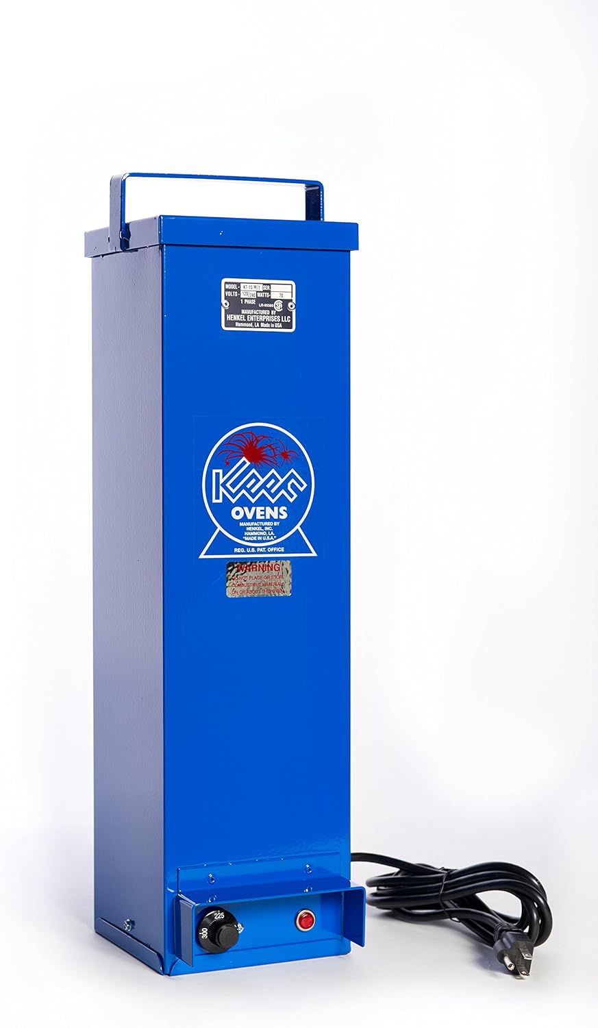 Keen KT15W/T Portable Welding Rod Oven Dual 120V/240V Made in USA