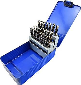 MaxTool Twist Drill Bit Set 26PCs High Speed Steel M2 Jobber