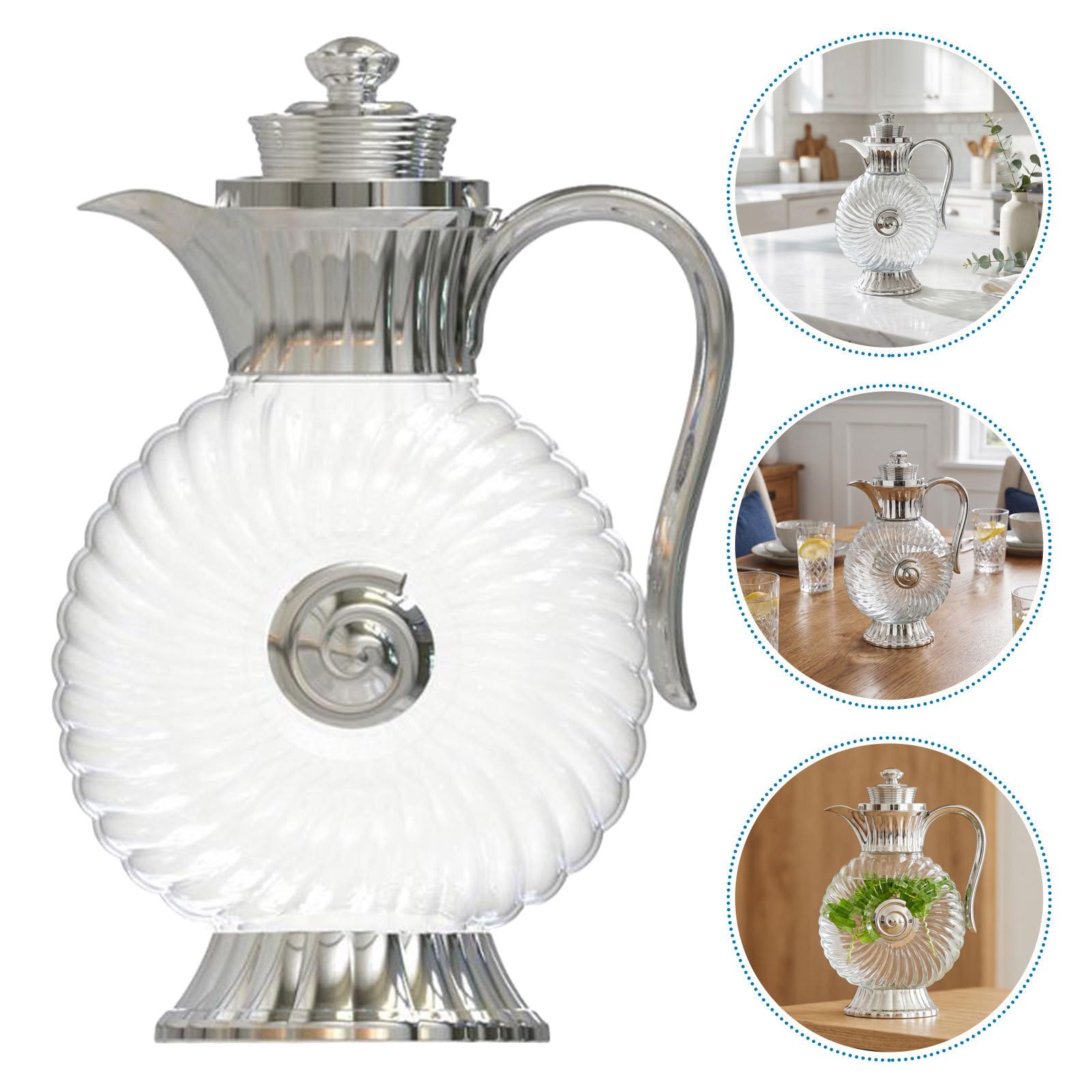 Caraffa in Vetro Decorativa Araba 1, 8 con Coperchio
