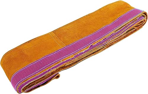 Miniatura 2 de TIG - Cubierta para cable de soplete de soldadura de 4 x 11.5 pies, resistente al fuego, de cuero, cubierta para cable de plasma