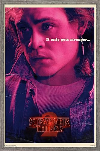 Vista 11 de Trends International Netflix Stranger Things: Season 2 - Póster de Billy Wall, 22.375 x 34 pulgadas, versión enmarcada en negro