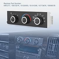 Vista 2 de Módulo de control climático del calentador de A/C delantero Compatible con 1996-2014 Chevrolet Express 1500 GMC Savana 1500 1996-2020 Chevrolet